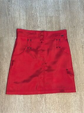 ARMANI EXCHANGE BERRY COLORED MINI SKIRT SIZE 2